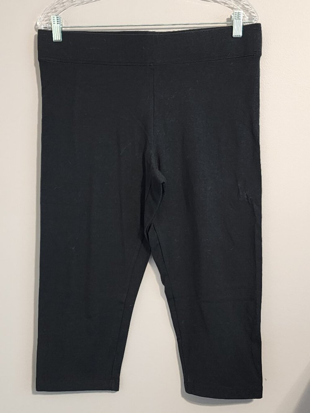 Sonoma Goods for Life Oeko-Tex Standard 100 Cropped Legging Black - Size Large